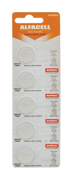 Bateria de Lítio CR 2032 Unidade