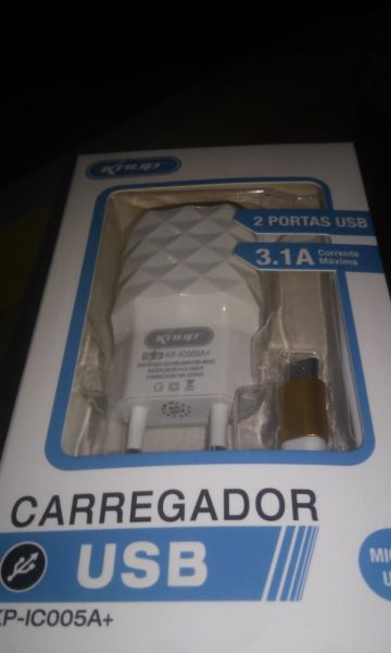 Carregador Knup USB