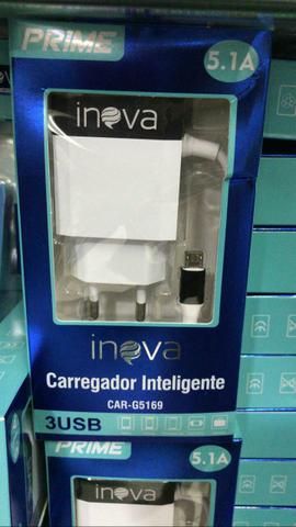 Carregador inteligente Inova Prime 3USB CAR-G5169.5.1A